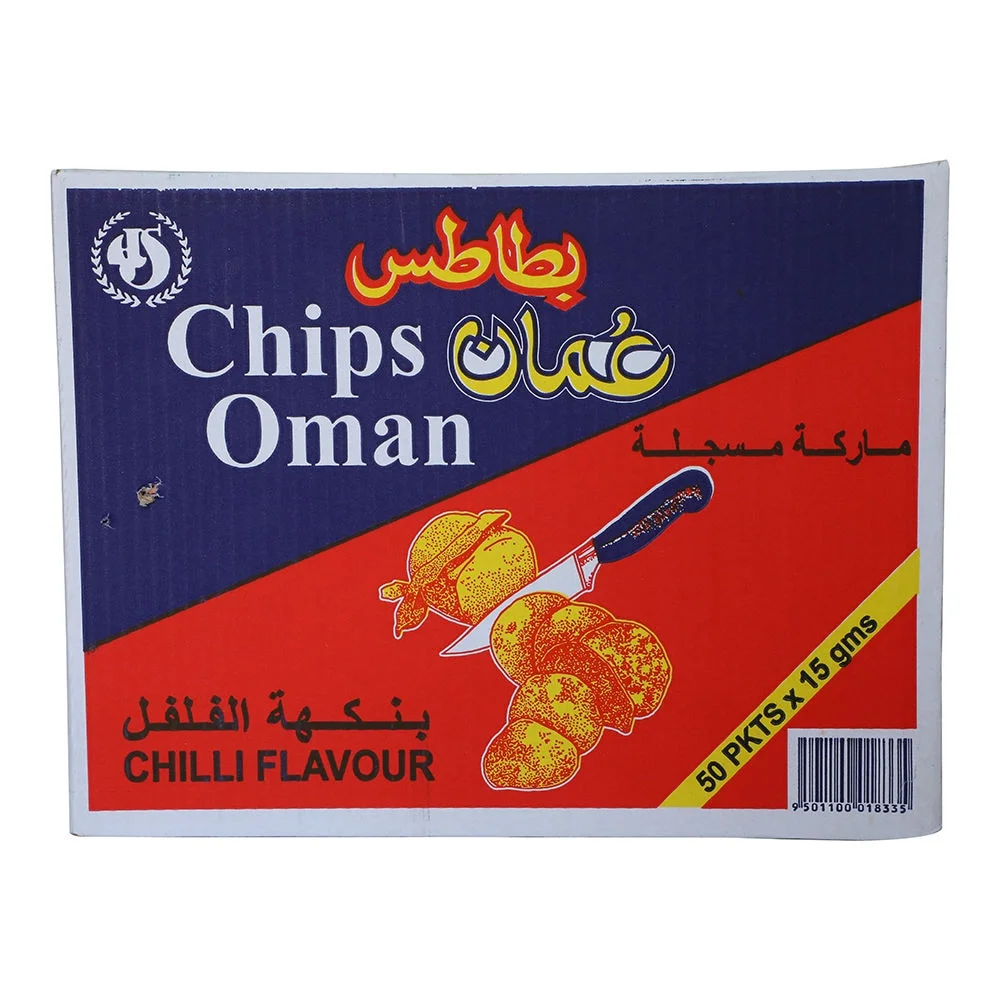 چیپس عمان بطاطس (بسته ۵۰ عددی)